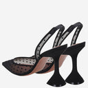 Amina Muaddi Holli Slingbacks en tissu