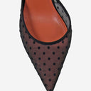 Amina Muaddi Holli Slingbacks en tissu