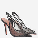 Amina Muaddi Kristina Fabric Slingback