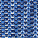Corbata de seda con estampado geométrico de Salvatore Ferragamo