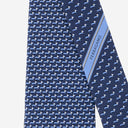 기하학적 패턴의 Salvatore Ferragamo 실크 넥타이