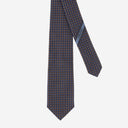 Corbata de seda con estampado geométrico de Salvatore Ferragamo