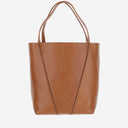 Chloè Sac Cabas Chloé Spin En Cuir Marron