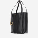 Chloè Chloé Spin Tote Bag In Maroon Leather