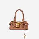 Chloè Small Paddington Bag In Maroon Leather