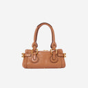 Chloè Small Paddington Bag In Maroon Leather