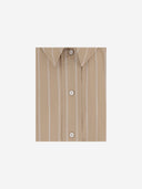 Jil Sander Long Cotton Dress With Striped Pattern