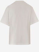 Jil Sander 로고 디테일 코튼 티셔츠