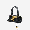 Chloè Small Paddington Bag In Maroon Leather