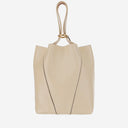 Chloè Bolso tote Chloé Spin de piel granate
