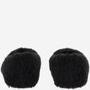 Moon Boot Shearling Ballerina Flats With Logo