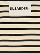 Jil Sander Cotton T Shirt With Striped Pattern
