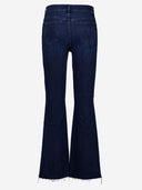 Mother Lil Weekender Fray Stretch Cotton Denim Jeans