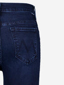Mother Lil Weekender Fray Stretch Cotton Denim Jeans