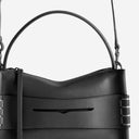 Bolso tipo mocasín de cuero con logo de Jw Anderson