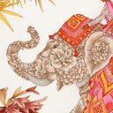 Salvatore Ferragamo Silk Scarf With Indian Print