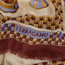 Salvatore Ferragamo Foulard en soie à imprimé Nadir