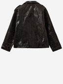 Chaqueta motera de piel de cordero de The Garment
