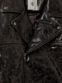 Chaqueta motera de piel de cordero de The Garment
