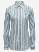 Polo Ralph Lauren Striped Linen And Cotton Shirt