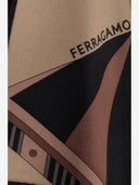 Salvatore Ferragamo Capa reversible de lana y cachemira