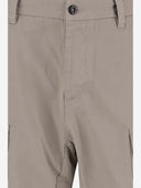 Cp Company - Pantalon en coton avec logo