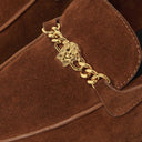 Mocassins Versace Medusa en daim
