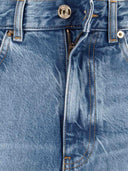 Versace Cotton Jeans With Logo Detail