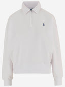 Sweter Polo Ralph Lauren z domieszką bawełny i logo