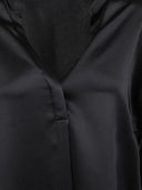Vince Silk Shirt With V Neck