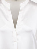 Camisa Vince De Seda Con Cuello En V