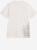 Y 3 T-shirt en coton avec imprimé