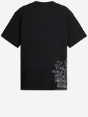 Y 3 T-shirt en coton avec imprimé
