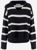 Pull rayé en cachemire Allude