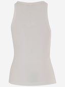 Vince Stretch Cotton Blend Tank Top