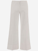 Ql2 Donna Elegant Stretch Cotton Pants