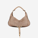Chloè Small Marcie Shoulder Bag In Suede Leather