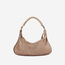 Chloè Small Marcie Shoulder Bag In Suede Leather