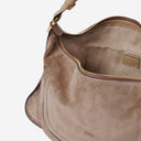 Chloè Small Marcie Shoulder Bag In Suede Leather