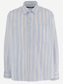 Camisa Jacquemus De Algodón Con Estampado De Rayas