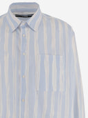 Camisa Jacquemus De Algodón Con Estampado De Rayas