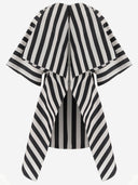 Jacquemus Cotton And Silk Striped Dress