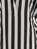 Jacquemus Cotton And Silk Striped Dress
