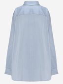 Maison Margiela Oversized Cotton And Silk Shirt