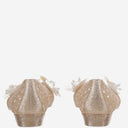 Heavenly Jelly Transparent Ballerina Flats With Decoration