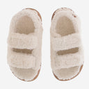 Sandalias Moon Boot De Piel De Oveja Con Suela Gruesa