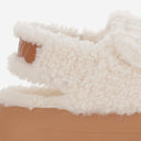 Sandalias Moon Boot De Piel De Oveja Con Suela Gruesa