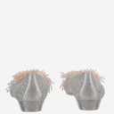 Heavenly Jelly Transparent Ballerina Flats With Decoration
