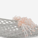Heavenly Jelly Transparent Ballerina Flats With Decoration