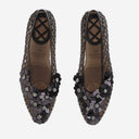 Heavenly Jelly Transparent Ballerina Flats With Decoration